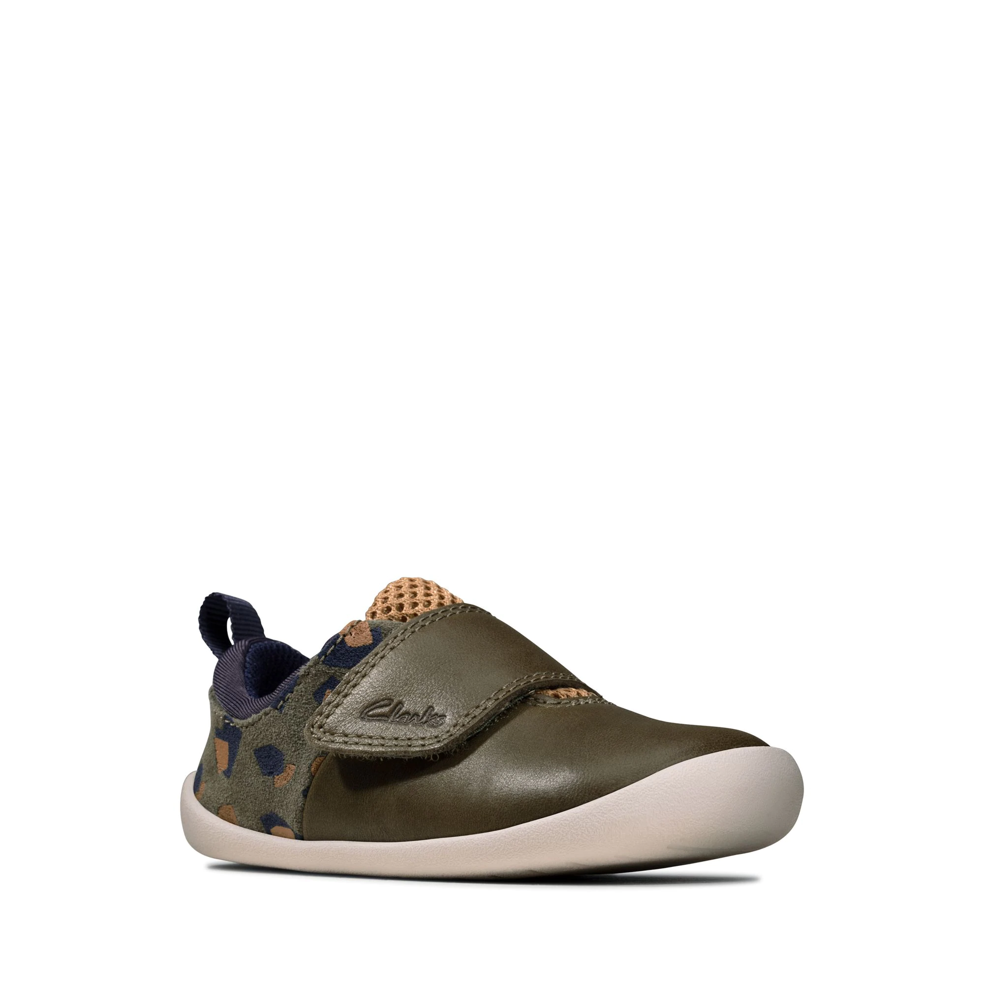 Clarks Toddler Shoes - Olive leather - 502756F ROAMER SPORT T